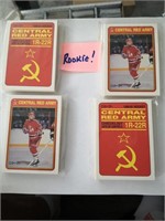 4X RED ARMMY SETS WITH FEDOROV ROOKIES