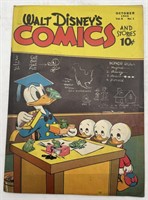(NO) 1945 Walt Disney Comics Vol.6 #1 Golden Age