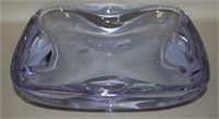 Vtg Alexandrite Neodymium Glass 7.25w Ashtray