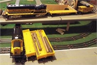 Three piece Lionel "Alaska" train set. Measures