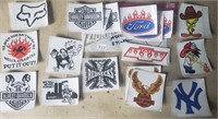 Lot of Assorted Stickers, Harley Davidson, Ford,