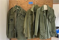 Military button down shirt & jackets
