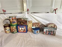 Collector Tin Container Lot