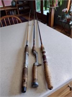 3 Antique Fishing Rods - Includes St. Croix Rods