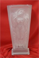 A Frost Glass Nude Vase