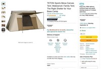 WFF4256  Mesa Canvas Tent