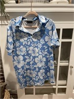 Size Medium Golf Shirt Tropical Shirt