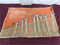 Combination Wrench Set By Fleetwood