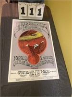 Jefferson Airplane Grateful Dead Venue Poster