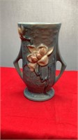 Vintage Roseville Pottery Blue Magnolia Vase. 89-7
