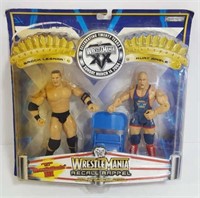 2003 WWE WrestleMania Action Figures Lesnar/Angle