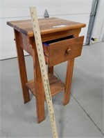Small side table; approx. 31" high