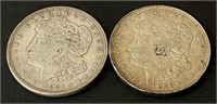 (2) 1921 Morgan Silver Dollar Coin