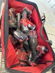 MILWAUKEE TOOLS IN BAG, 18V
