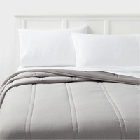 Full/Queen Microfiber Comforter Gray - RE