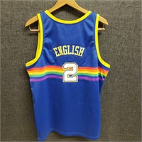 Denver Nuggets Alex English #2 Hardwood. XL