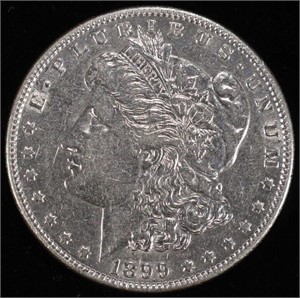 1899 MORGAN DOLLAR AU