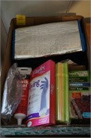 Straws, Gloves, Freezer Bags