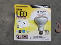 Feit Electric LED dimmable 65 watt flood bulb