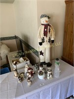 Decorative snowman collection