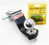 Trailer Receiver Hitch 2" Ball with Pin & Adapter