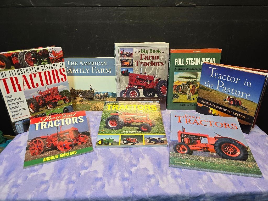 Tractors, Hess Trucks, household, purses, antiques & books!