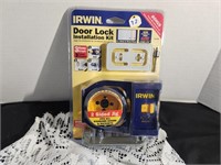 NEW Irwin Door lock installation kit