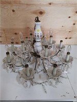 chandelier 24 wide x 17 high  untested