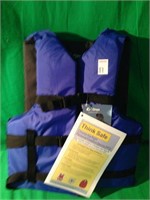 LIFE JACKET ADULT UNIVERSAL - ONYX- 32-52 IN CHEST