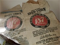 Old seed sacks