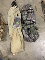 CAMO BAG AND COVERALLS