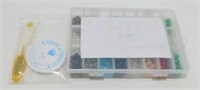 603Pcs Color Glass Beads
