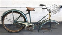 COLUMBIA Vintage Green Bicycle Frame Project