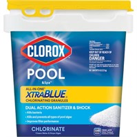 Qty 2 Clorox Pool&Spa 6-lb Granular Chlorine