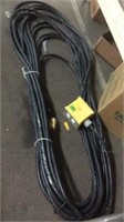 HEAVY DUTY BLACK EXTENSION CORD, COMPLETE