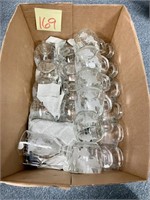 Vintage Nestle Atlas Etched Glassware Lot