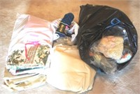 Lot of Assorted Yarn, Linens & More