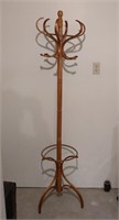 Coat Rack - Measures Approx 72" T, Screws Need