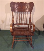 Rocking Chair - Measures Approx 24" L x 19" W x