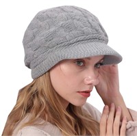 Women’s Warm Knitted Cap Grey