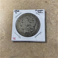 1882  0 MORGAN SILVER DOLLAR