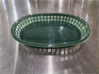New 10"  Green Platter Basket Bid x 380