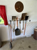 Sawblade, Shovels, Post Hole Digger & Fork