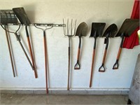 Shovels, Rake & Fork