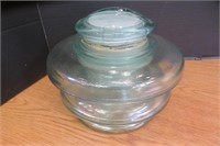Large 10" Vintage Aqua Insulator