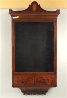 Georgian Style Inlaid Mahogany Lighted Cabinet