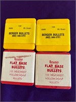 Bruno Flat Base Bullets & Berger Bullets