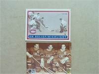 maurice richard carte de hockey