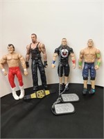 WWF Assorted Super Stars action figures and