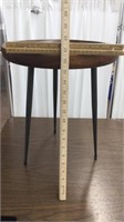 Small round end table